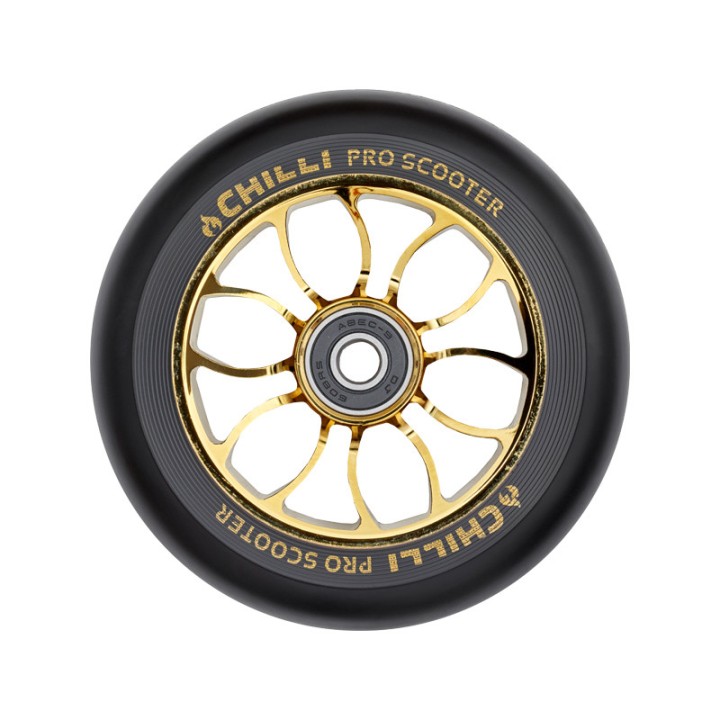 Roue 110 mm pour trottinette freestyle Chilli Reaper Doré