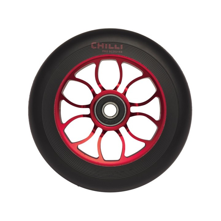 Roue 110 mm pour trottinette freestyle Chilli Reaper Rouge