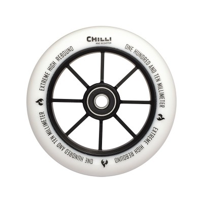 Roue 110 mm pour trottinette freestyle Chilli Base Blanc