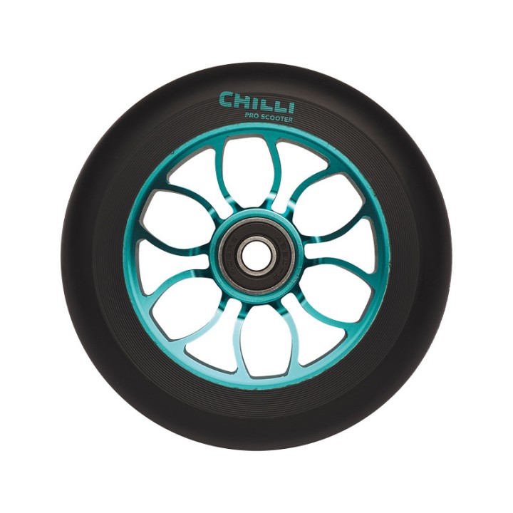 Roue 110 mm pour trottinette freestyle Chilli Reaper Bleu