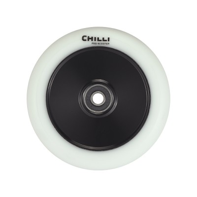 Roue 110 mm pour trottinette freestyle Chilli Archie Cole Blanc