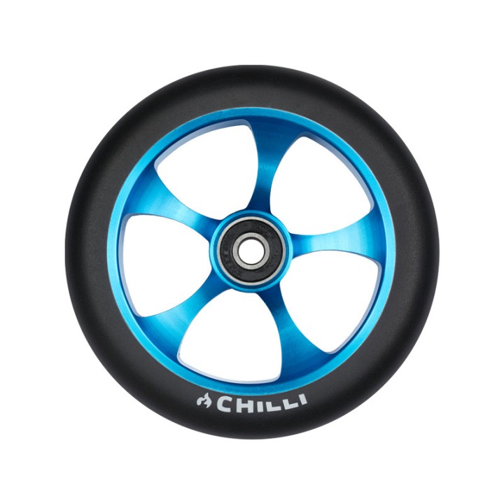 Roue 120 mm pour trottinette freestyle Chilli Reaper Reloaded Bleu