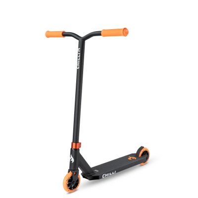 Trottinette Freestyle Chilli Pro scooter Base Orange et Noir