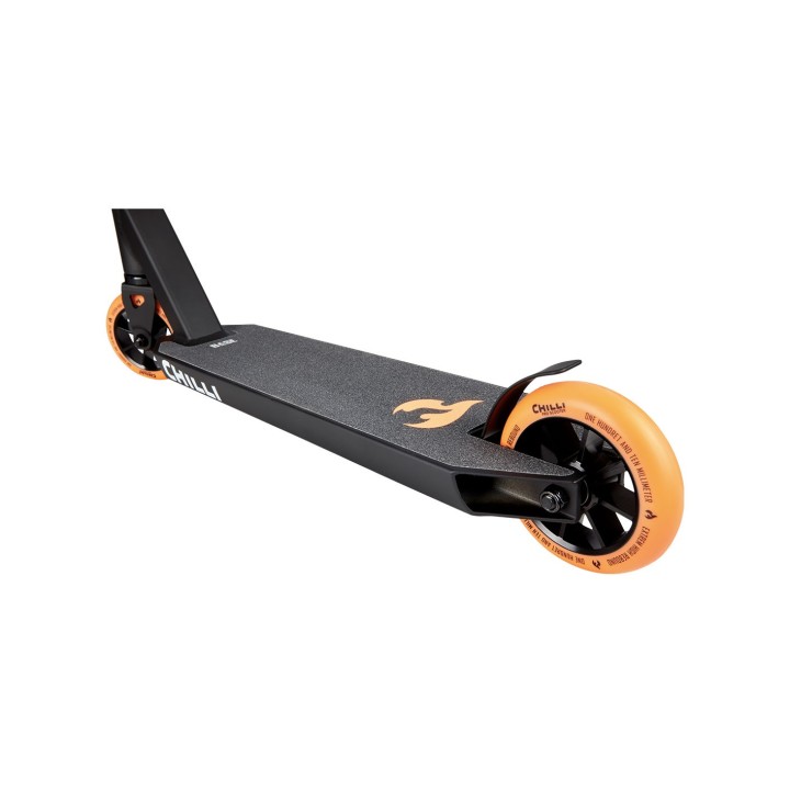 Trottinette Freestyle Chilli Pro scooter Base Orange et Noir