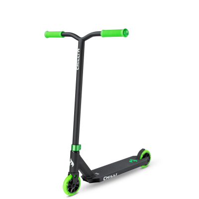 Trottinette Freestyle Chilli Pro scooter Base Vert et Noir