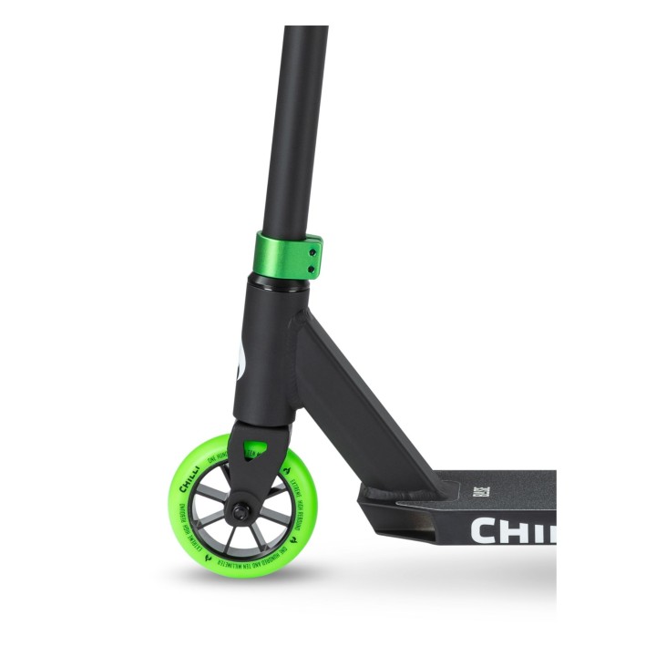 Trottinette Freestyle Chilli Pro scooter Base Vert et Noir