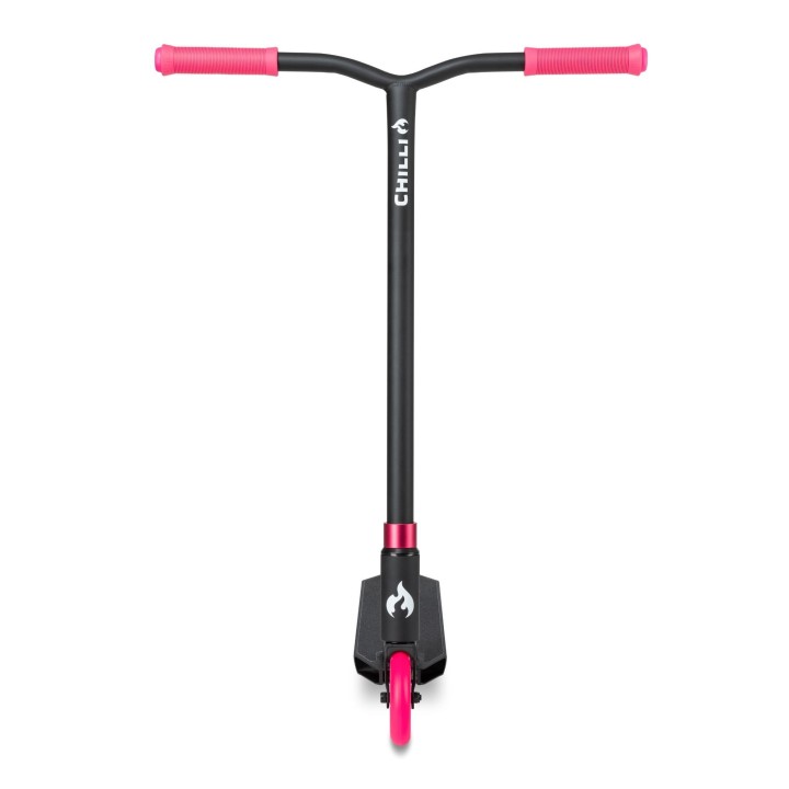 Trottinette Freestyle Chilli Pro scooter Base Rose et Noir