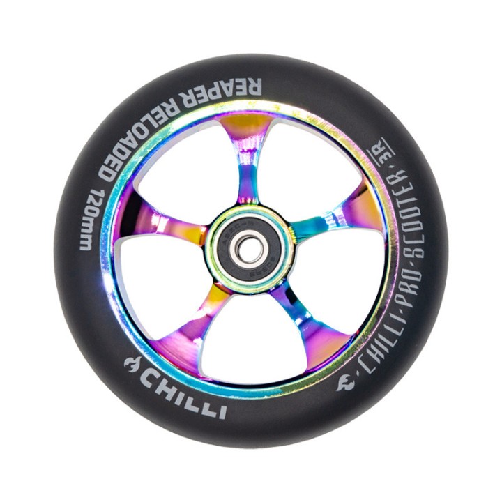 Roue 120 mm pour trottinette freestyle Chilli Néochrome
